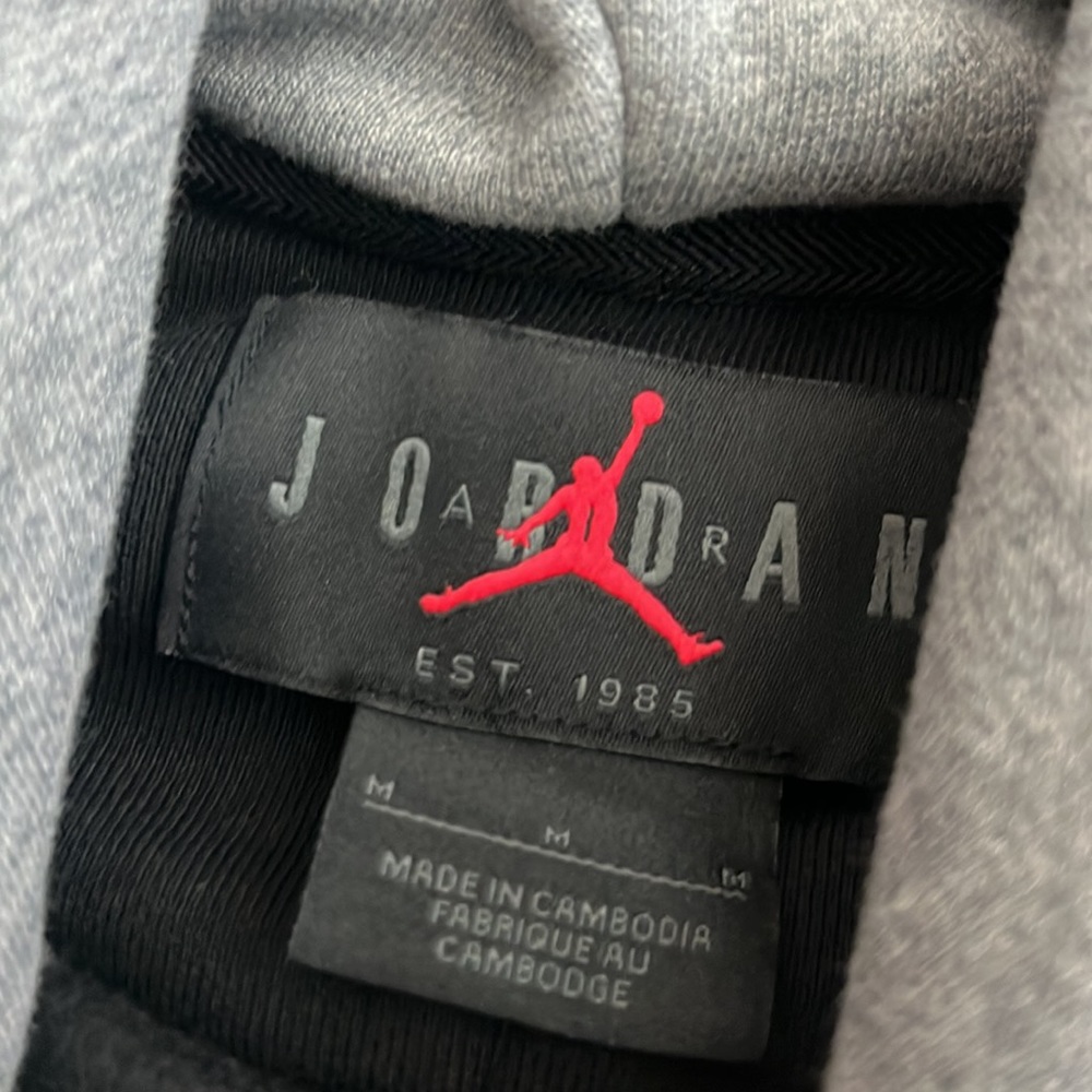NikeAir Jordan Essential Jumpman 23 Statement‎ Hoodie Black DV7748-010 Men Sz M